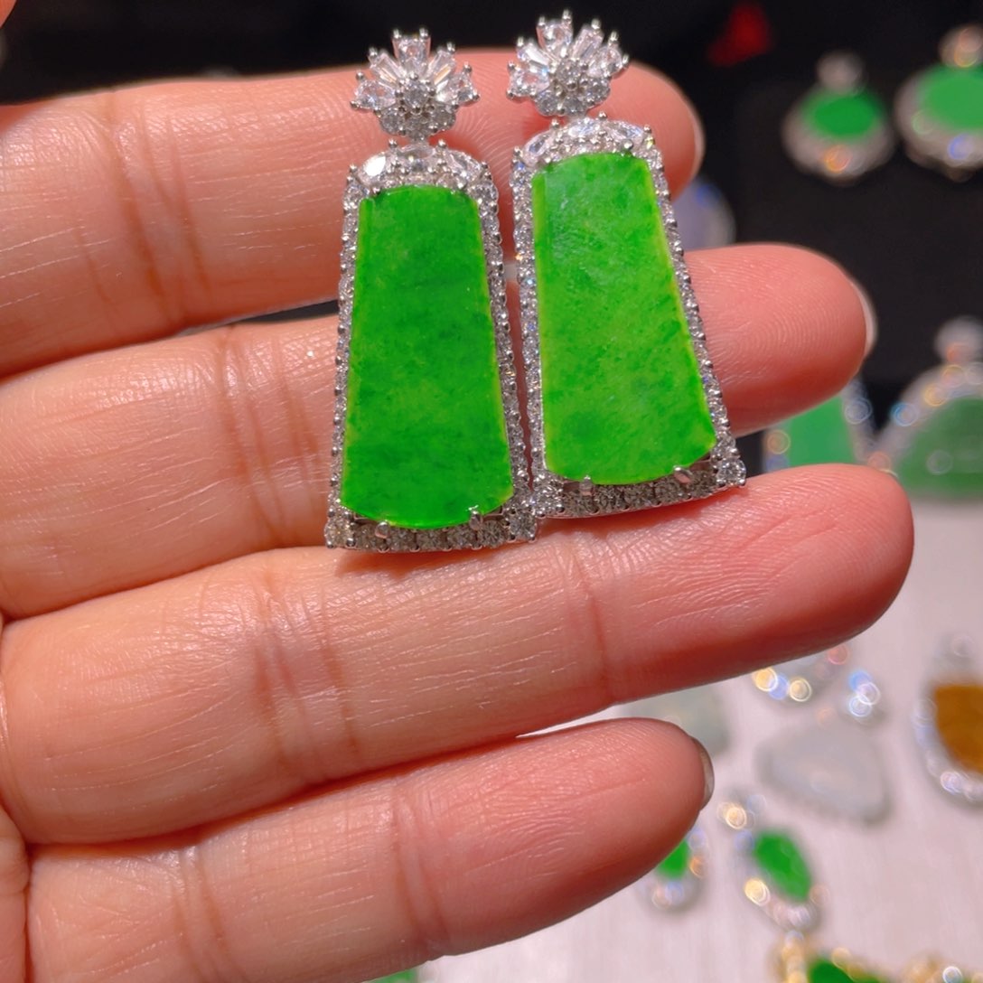 翡翠颈饰银S925镶嵌湉****司精品