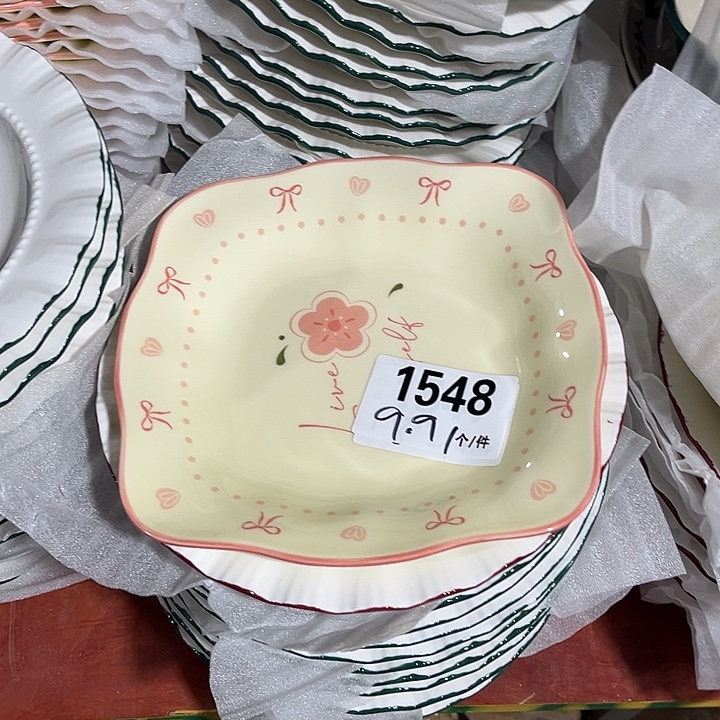 瓷微瑕外贸餐具1548
