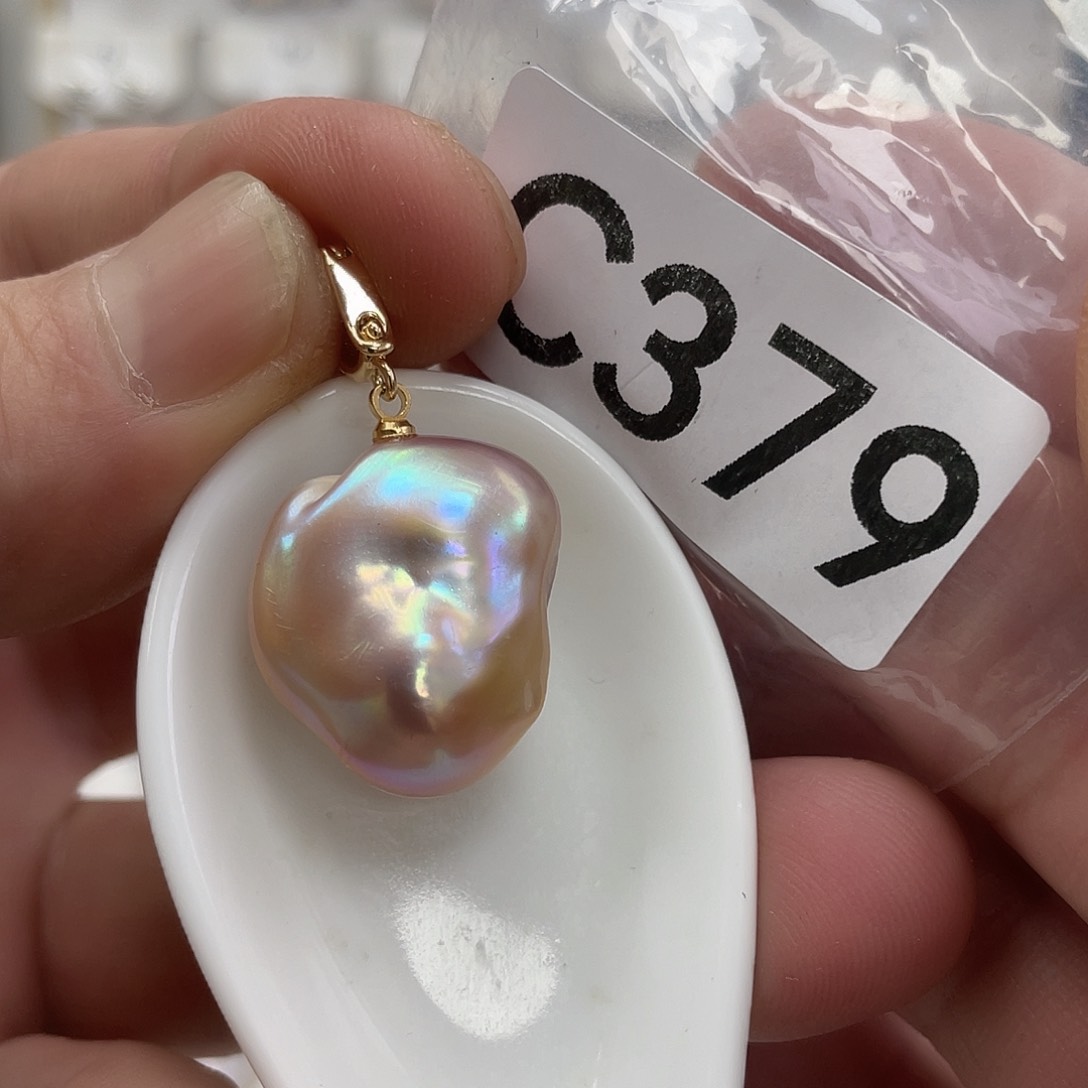 淡水珍珠颈饰银S925镶嵌