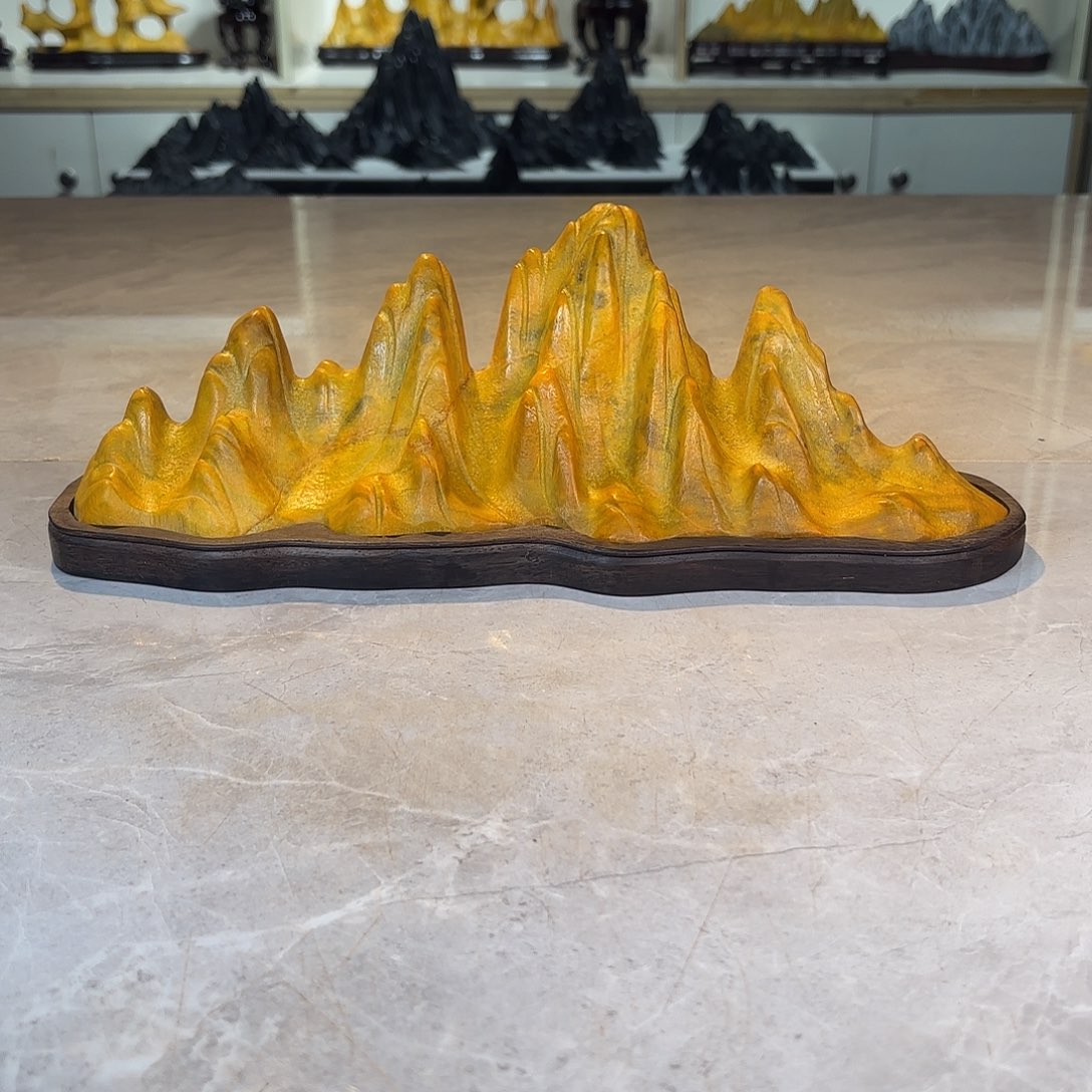 心***走陶灵璧石手工雕刻奇石摆件