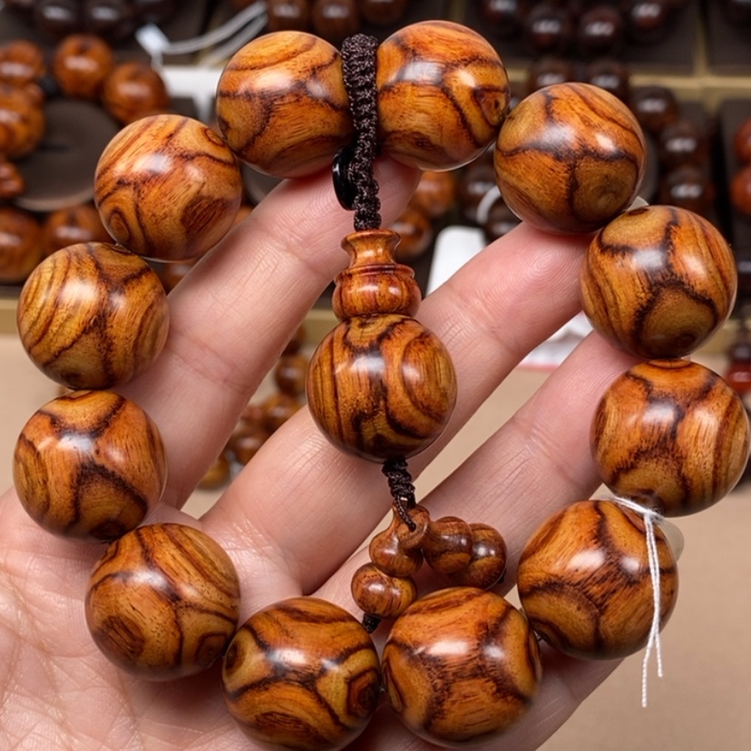 【闪购商品】黄花梨/降香黄檀手串/手链海南黄花梨2.0对眼