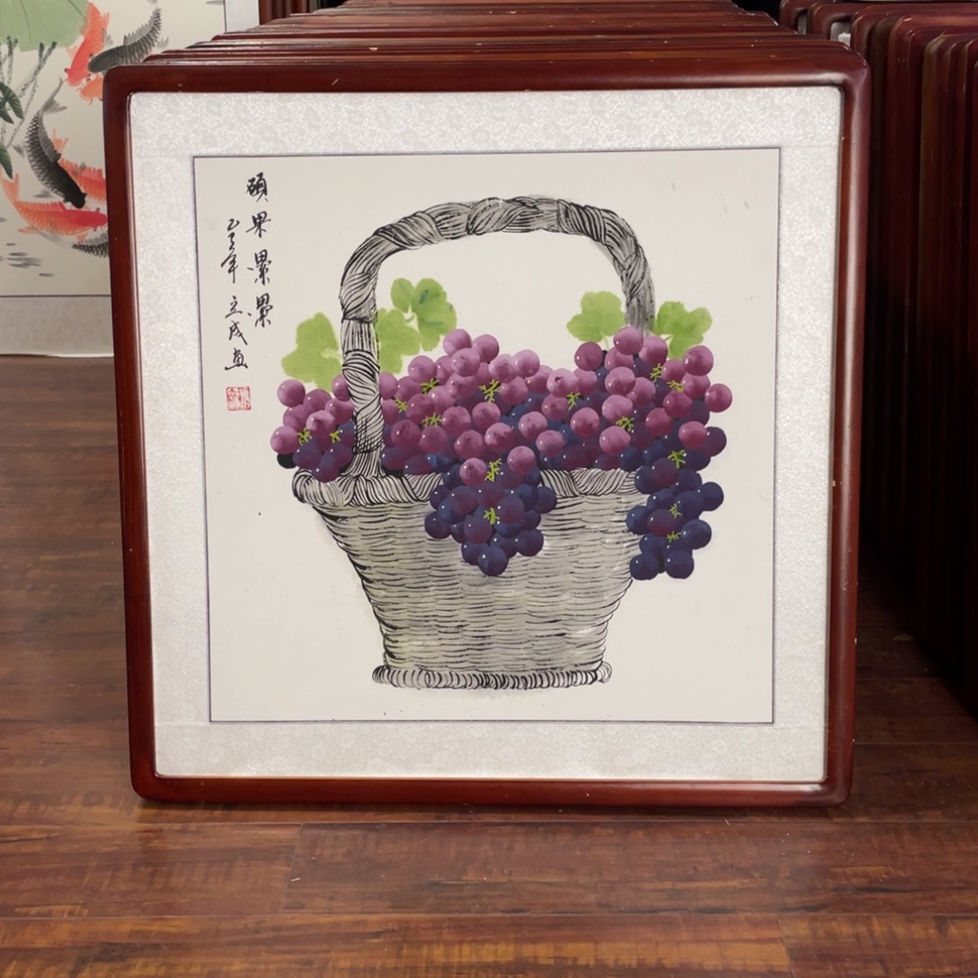 国画带框尺寸63*63厘米