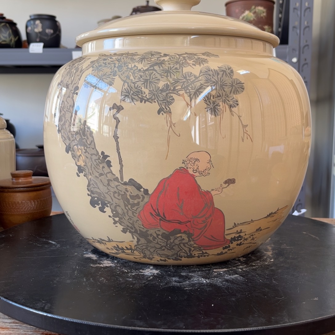 白泥水亮光存茶罐醒茶罐