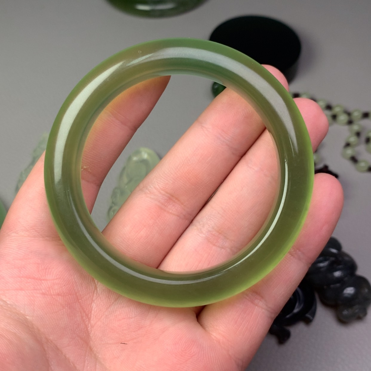 【闪购商品】未镶嵌蛇纹石玉岫玉独*侠