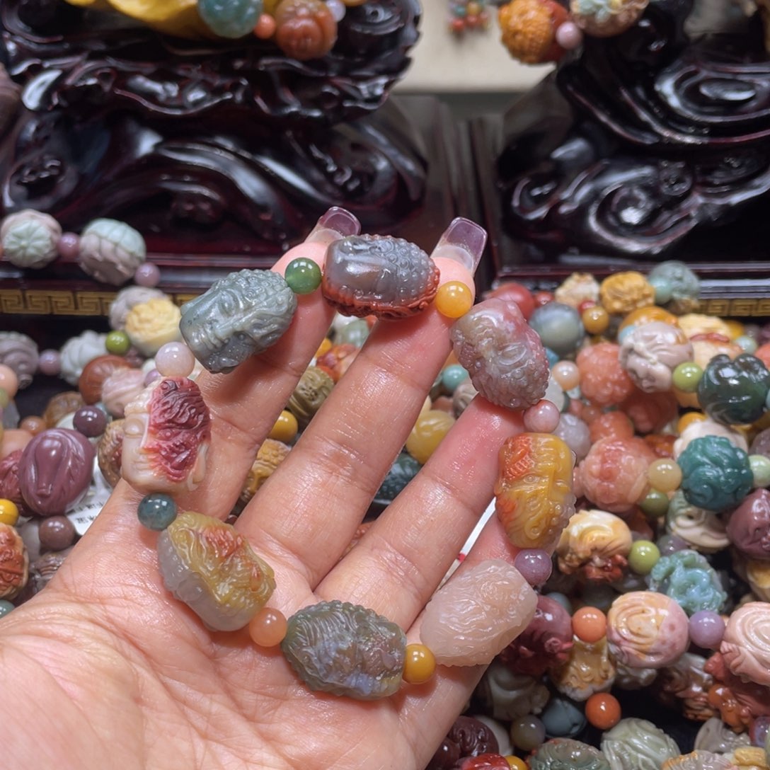 石英质玉手链未镶嵌