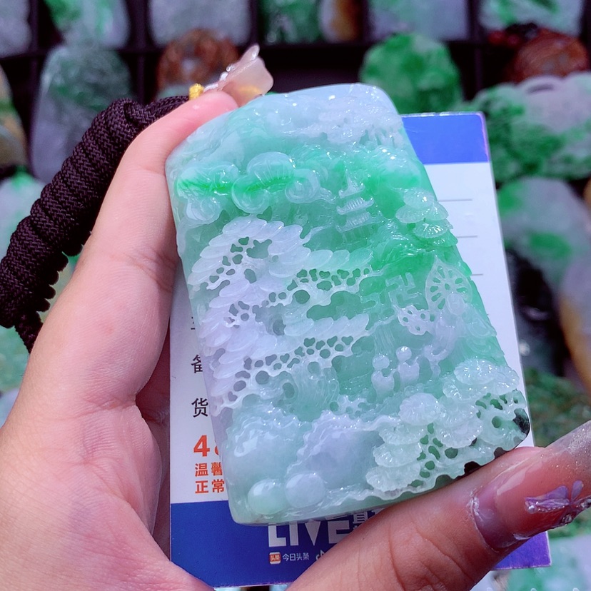 【闪购商品】翡翠颈饰未镶嵌挂件