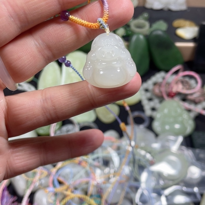 和田玉未镶嵌吊坠(不含链)