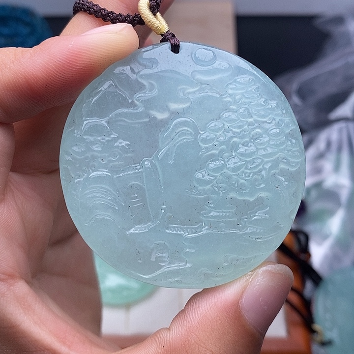 翡翠未镶嵌颈饰264手串