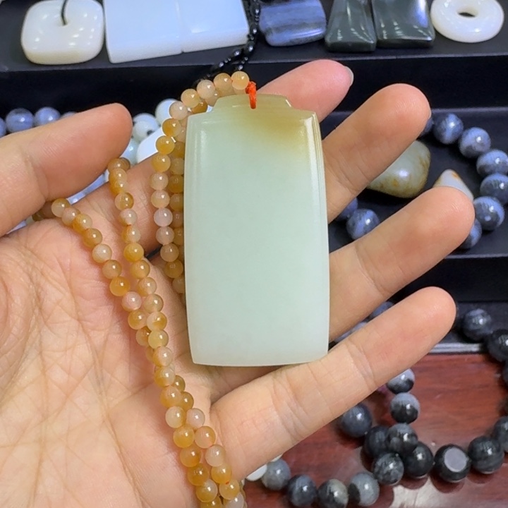 南***线和田玉未镶嵌手串