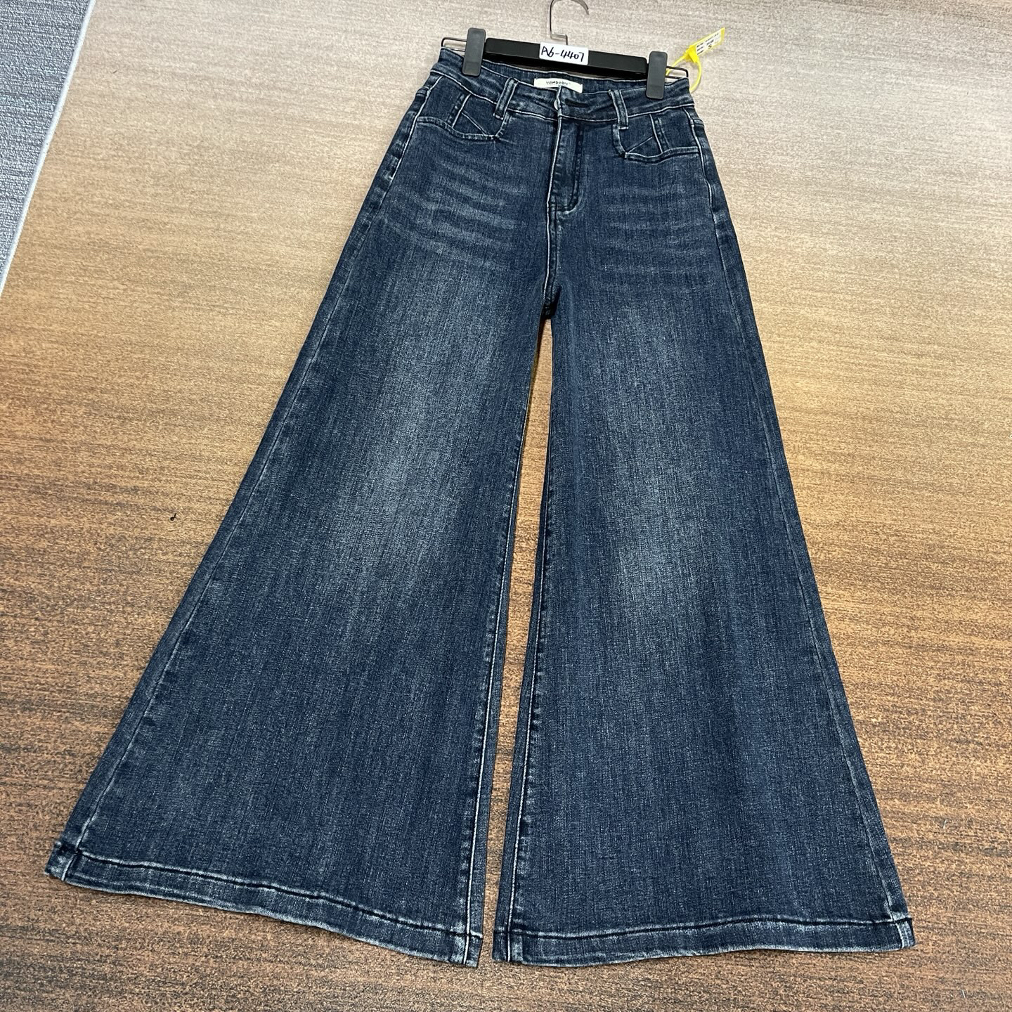 #A6-4407 高品质 灰蓝色小个子A版大阔腿裤裙 高弹 （不换退）