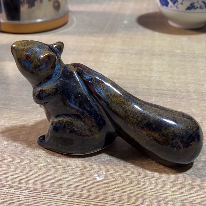 瓷片七厂窑变老鼠