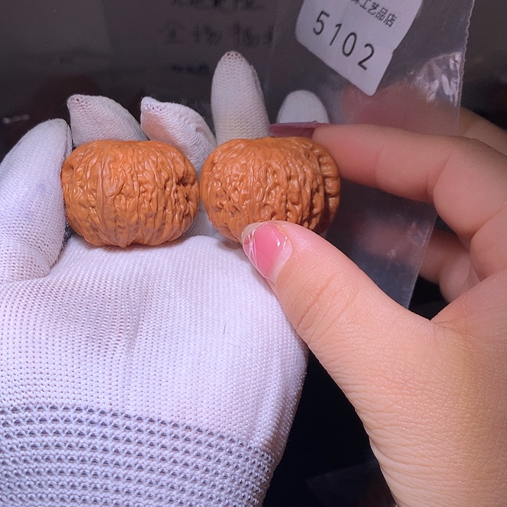 文玩核桃把件铁锤39微修