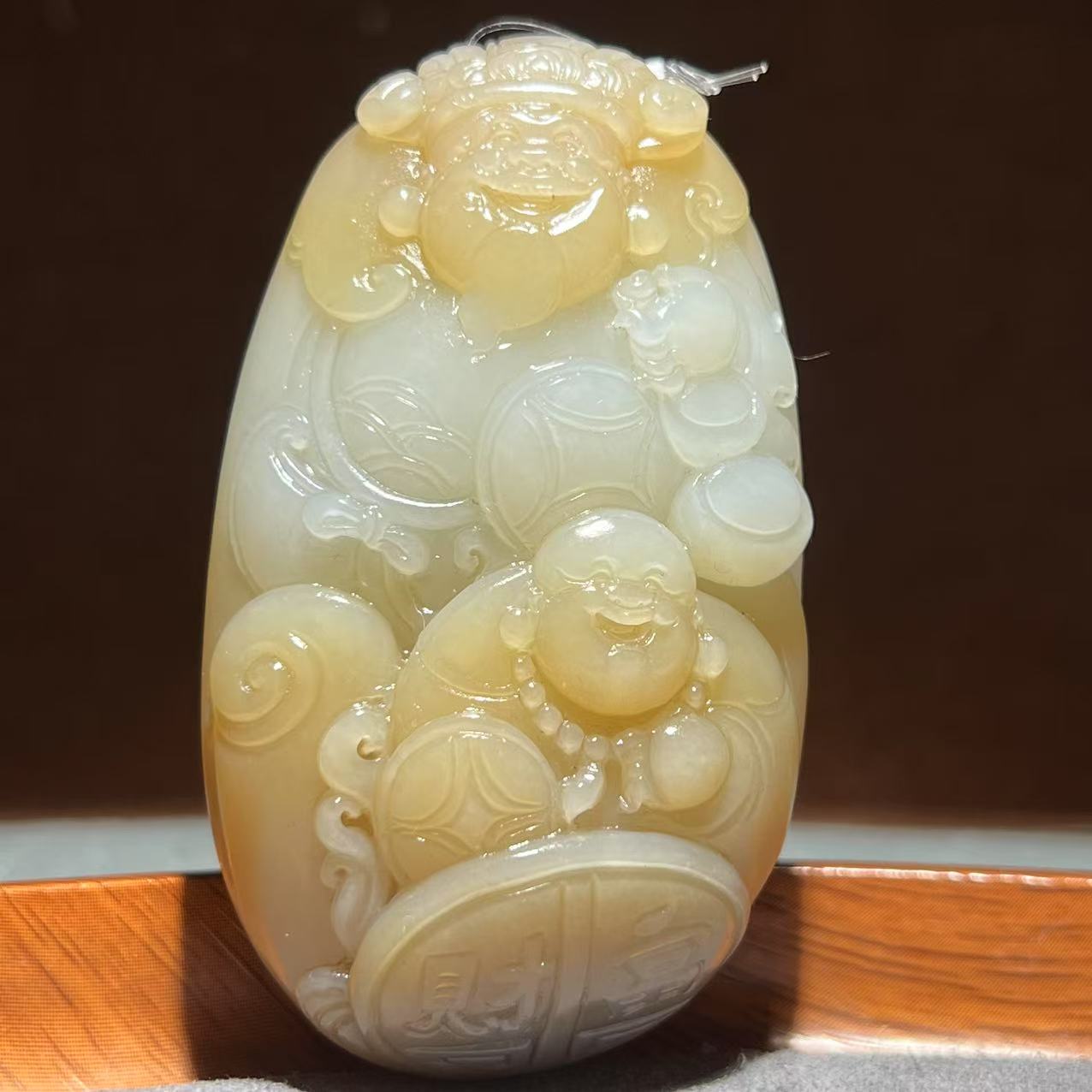 【张老斯珠宝】天然和田玉吊坠lx14903