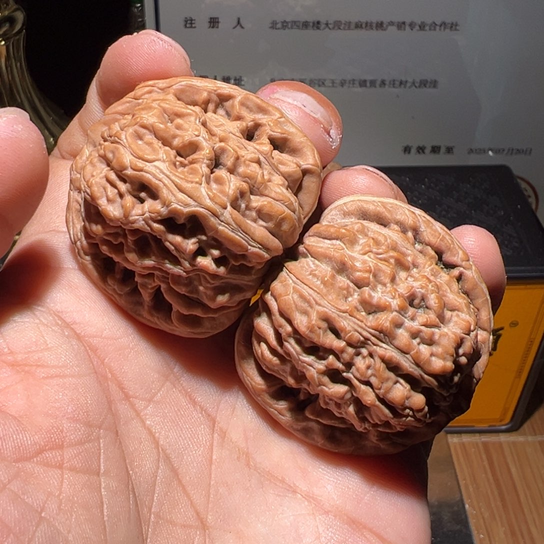 把件文玩核桃39尺寸23年王宝仓一代四座楼全品