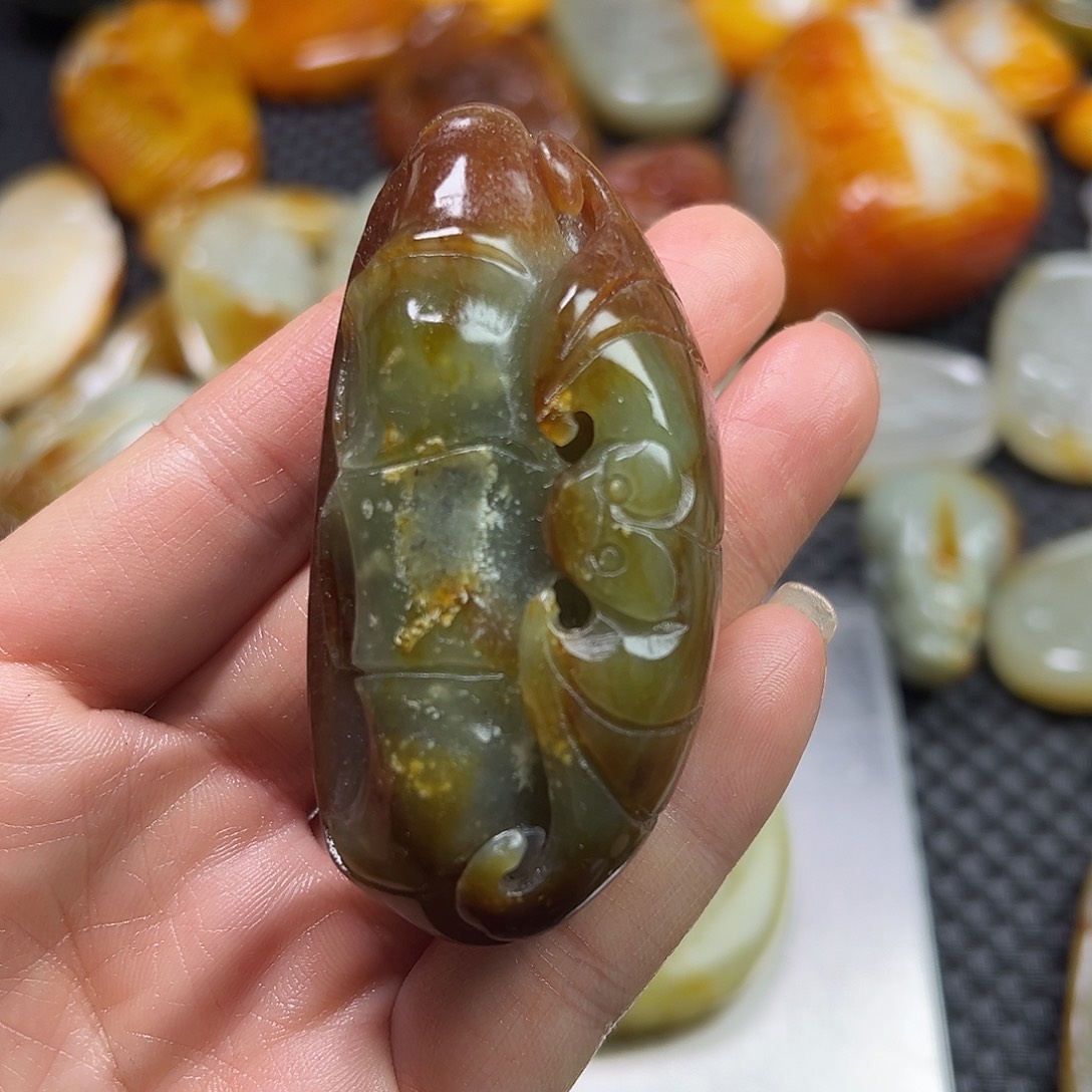 和田玉把件未镶嵌