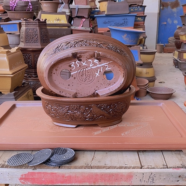 紫砂花盆紫砂花盆