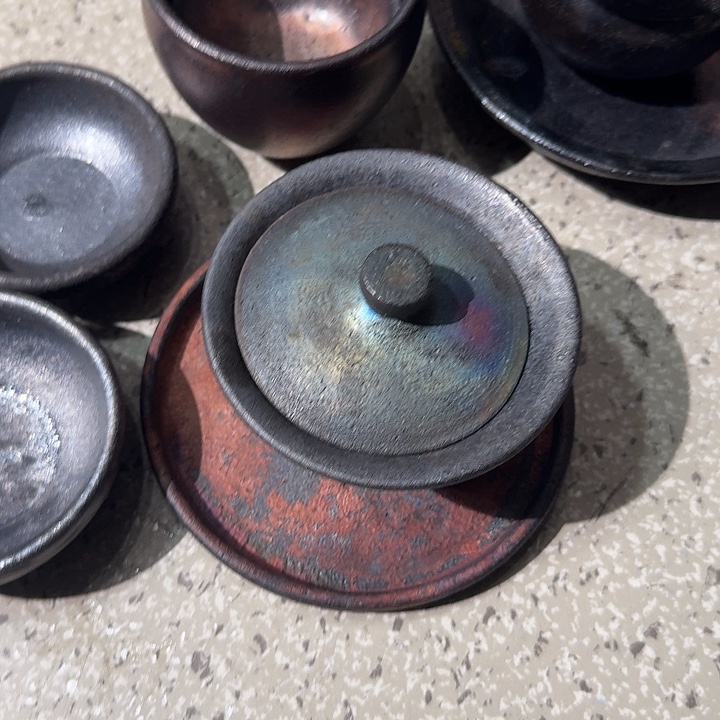 华***苗全手工制作精品盖碗56