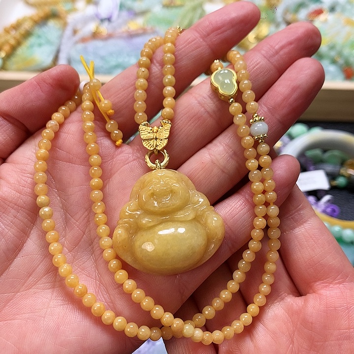 翡翠颈饰未镶嵌吊坠