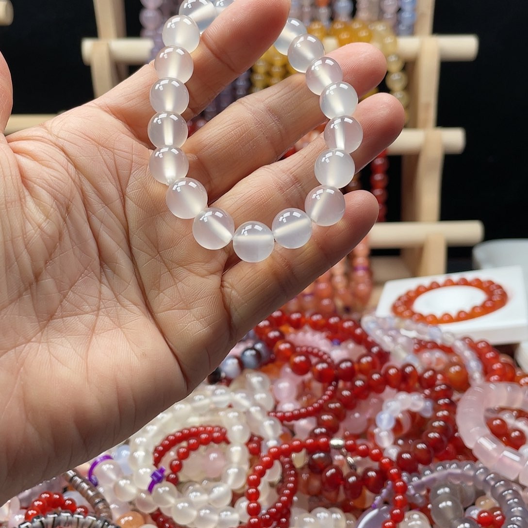 ****羊玛瑙/玉髓合金手链