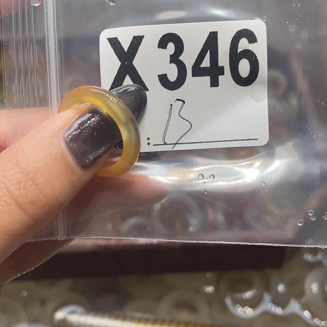 玛瑙/玉髓未镶嵌戒指346