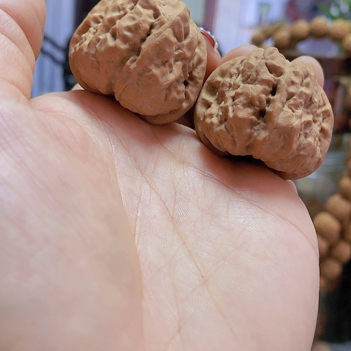 【闪购商品】文玩核桃把件35蛤蟆头修