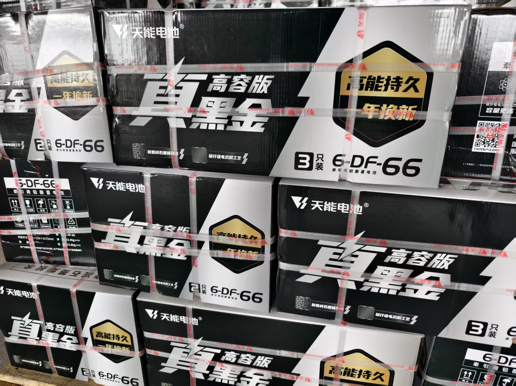 天能电池真黑金[48V66Ah]天能原厂电池以旧换新