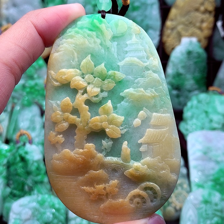 翡翠吊坠(不含链)未镶嵌