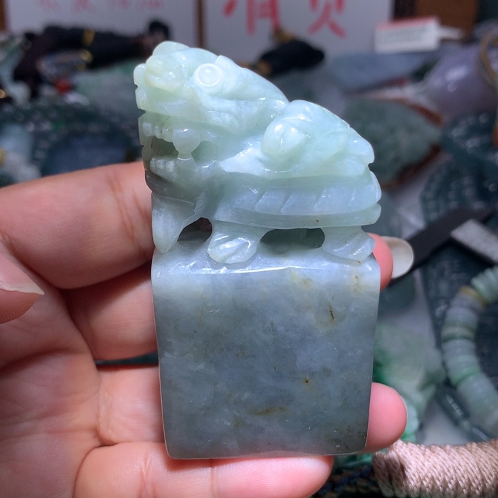 翡翠颈饰未镶嵌保真天然A货翡翠