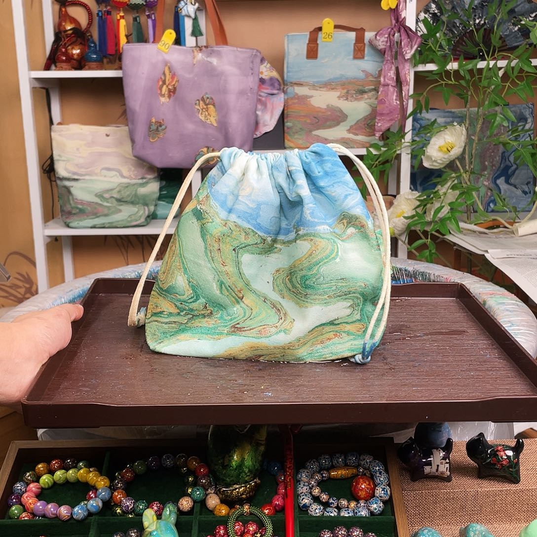 扇子大漆包包福袋包包