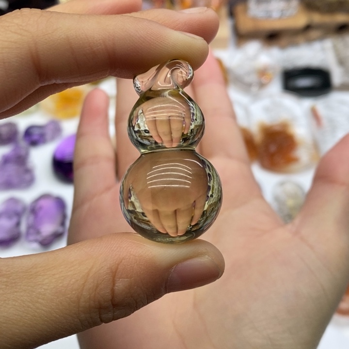 水晶颈饰未镶嵌定制