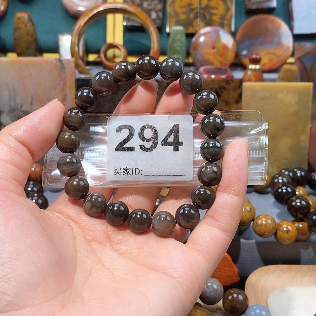 硅化玉天然北票硅化玉手串未镶嵌天然北票硅化玉手串