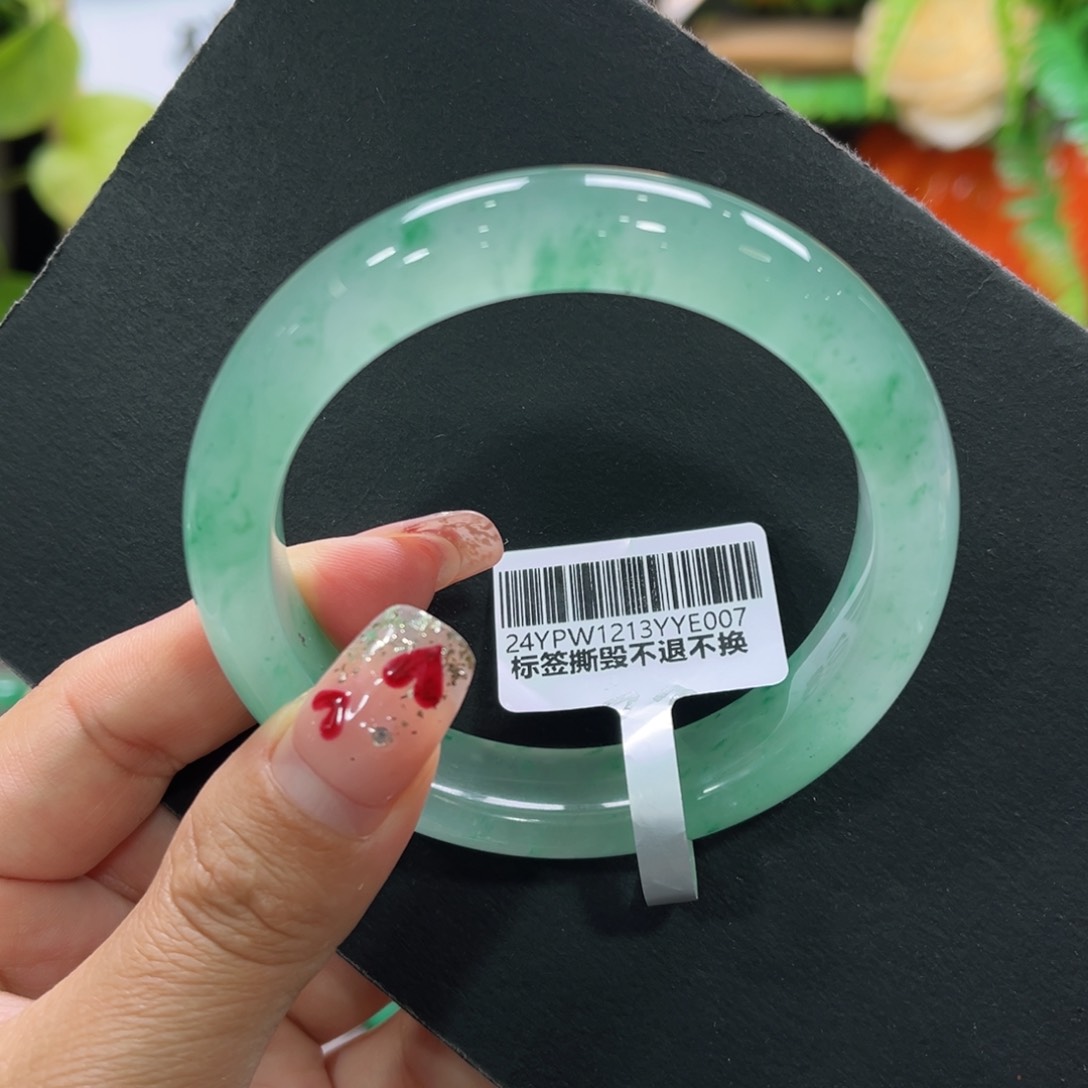 石英质玉手镯未镶嵌小***➕周周55.3