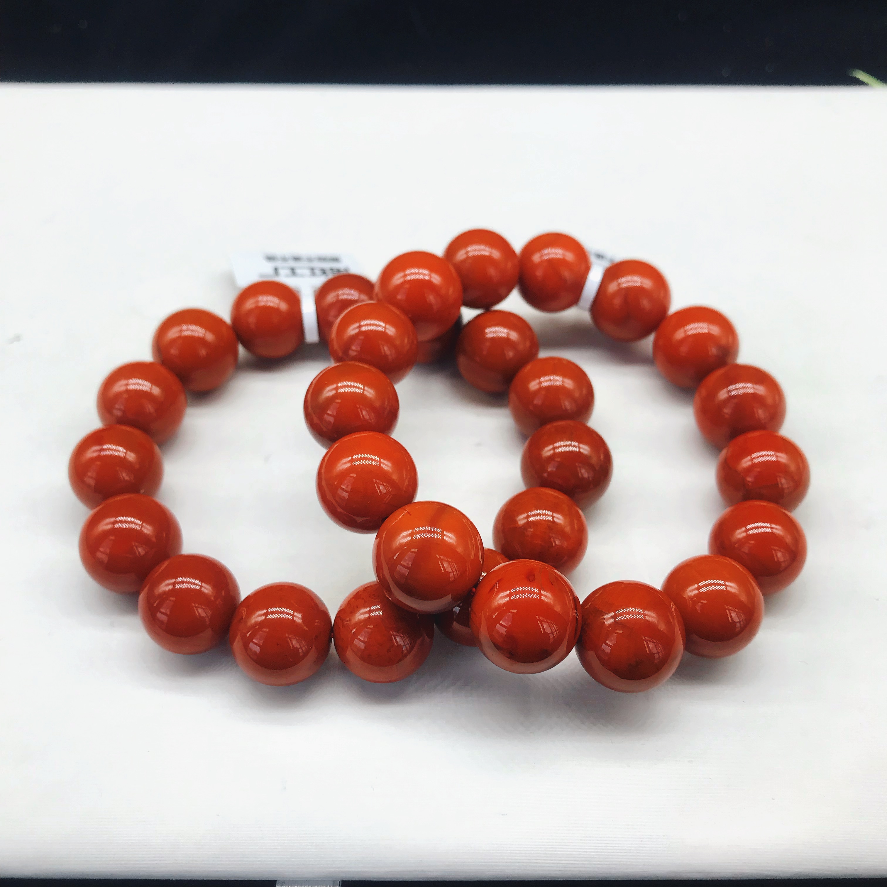 【小雪】南红四川瓦火焰纹精美百搭手串14mm（多样式发其一）