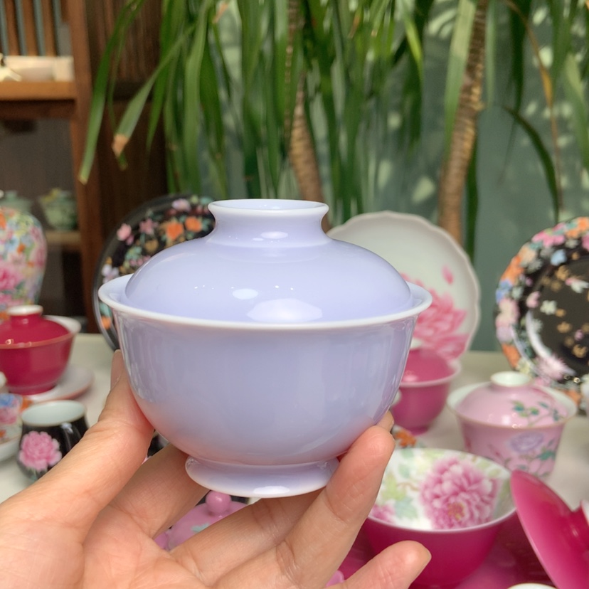 【闪购商品】宝宝盖碗紫色系手工制作