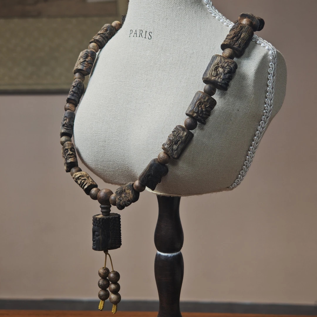 沉香18罗汉吊坠高油脂37+多样性发一