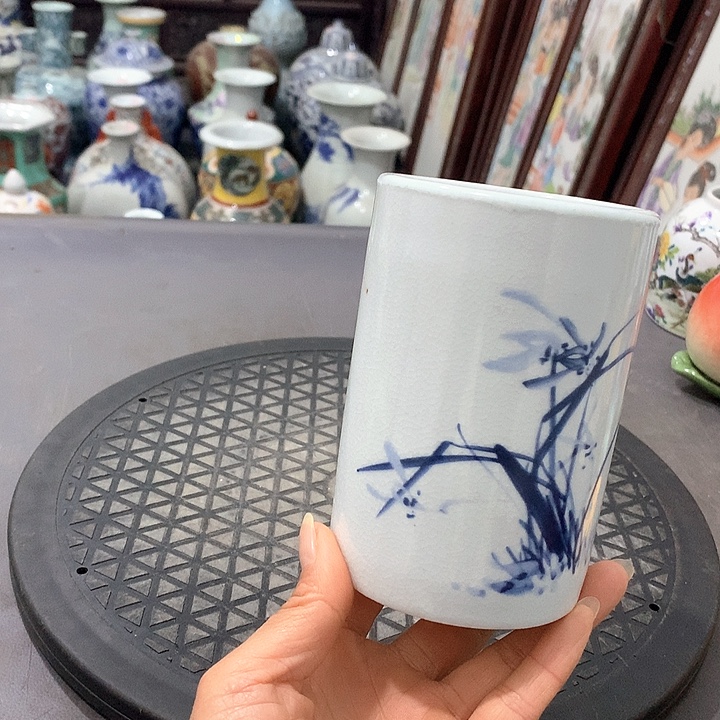 摆件陶博古架陶瓷摆件