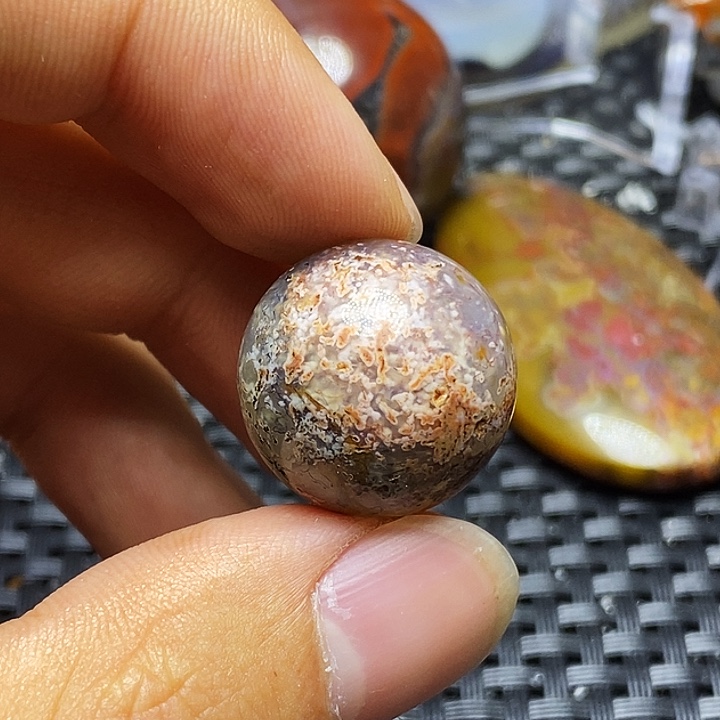 挣***猬玛瑙/玉髓未镶嵌颈饰