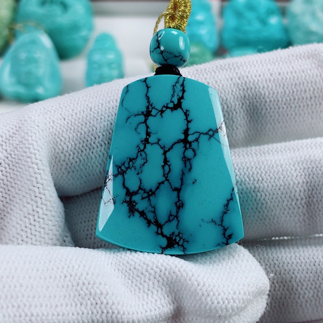 绿松石未镶嵌车挂