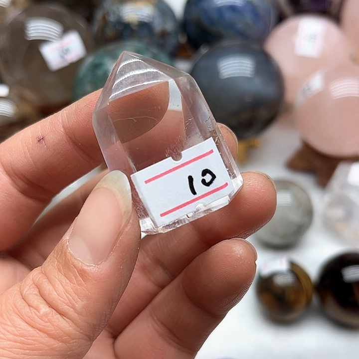 水晶32克白水晶柱子未镶嵌