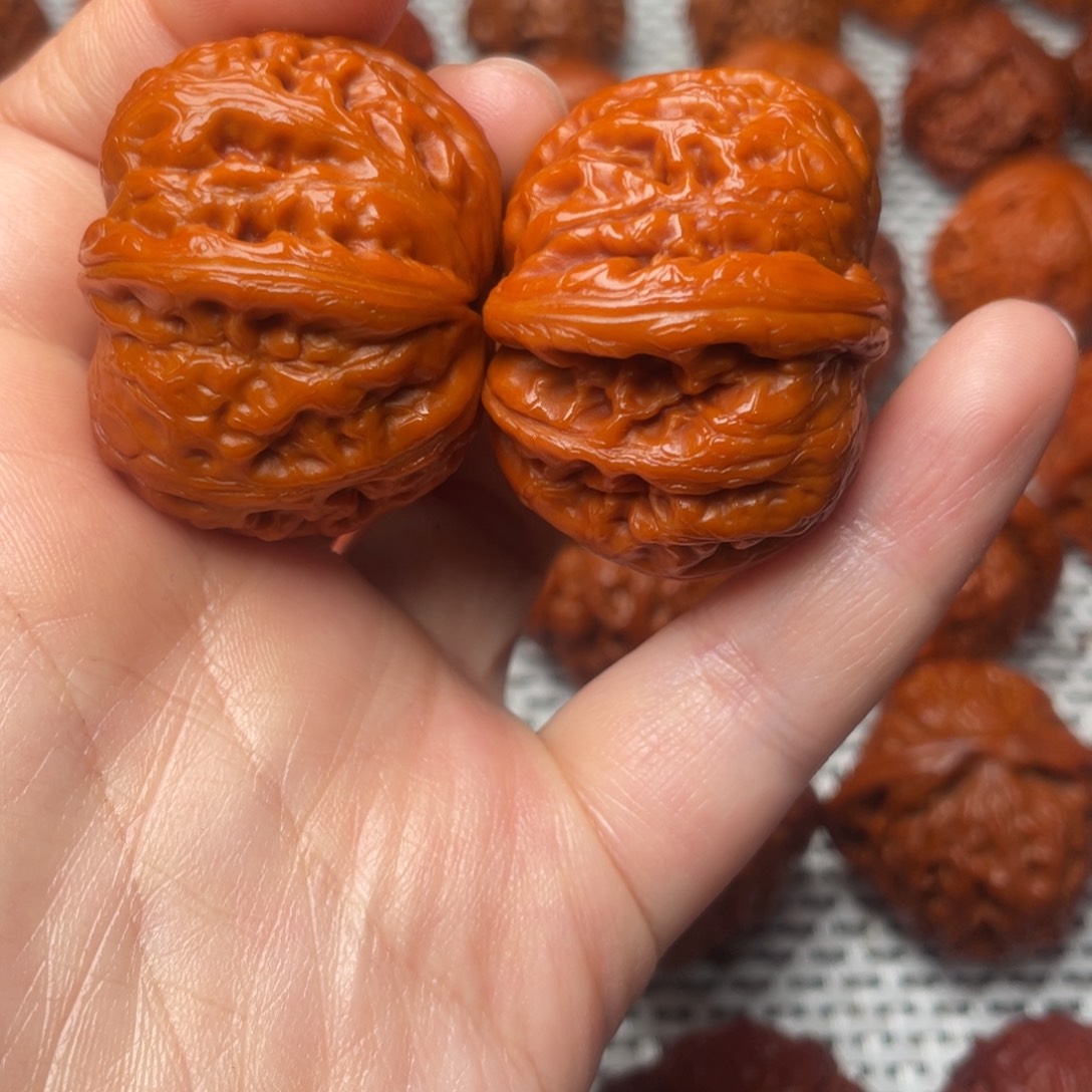 桃核吊坠文玩核桃 手把件 元宝 40