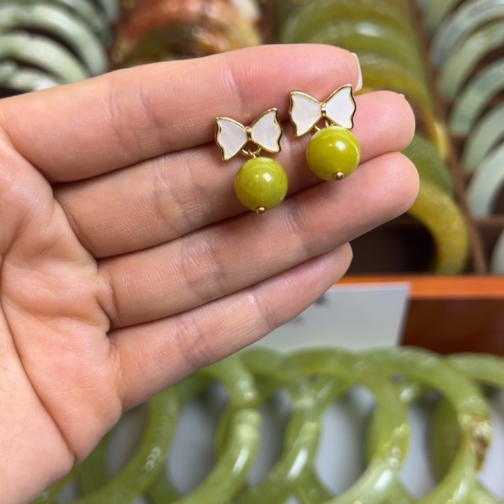 蛇纹石玉合金手镯