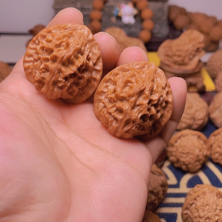 文玩核桃吊坠40龙鳞