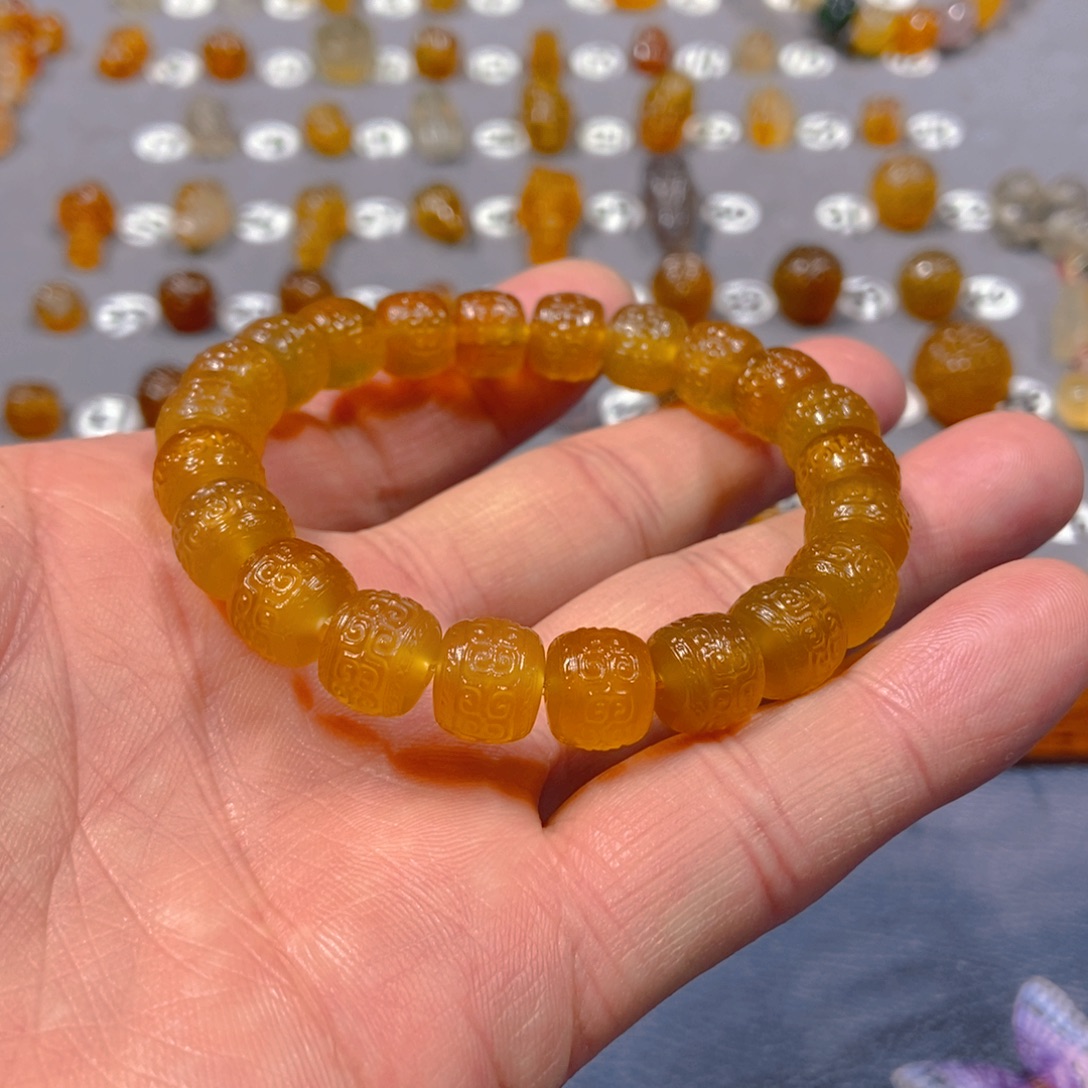 大***棠合金颈饰玛瑙/玉髓串