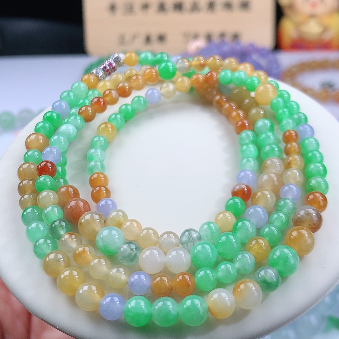 翡翠手链未镶嵌卡5-6