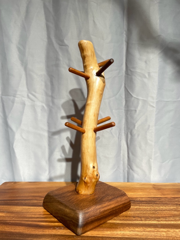 香樟木挂杯手串钥匙架纯手工创意树桩老料