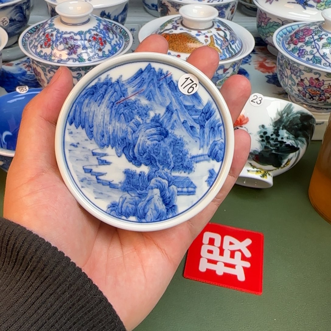 彦祖纯手工手绘茶具176