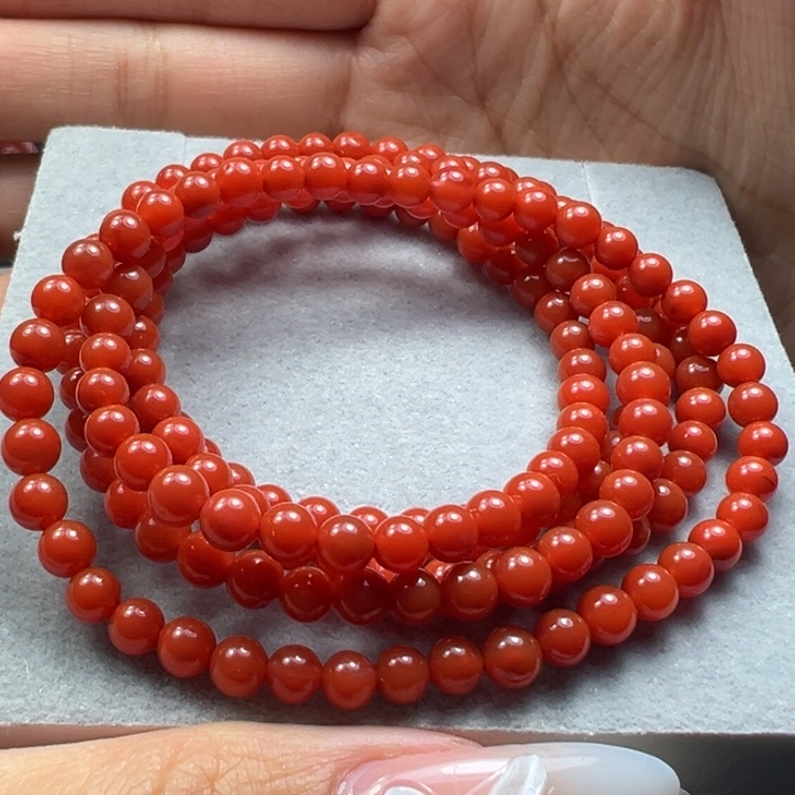 南红玛瑙未镶嵌手串