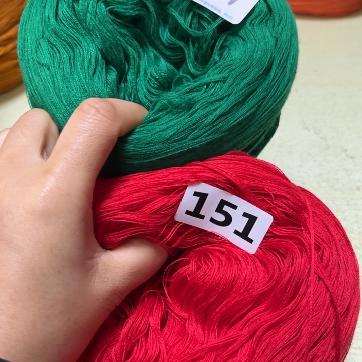 羊毛混纺大红三个圣诞绿一个