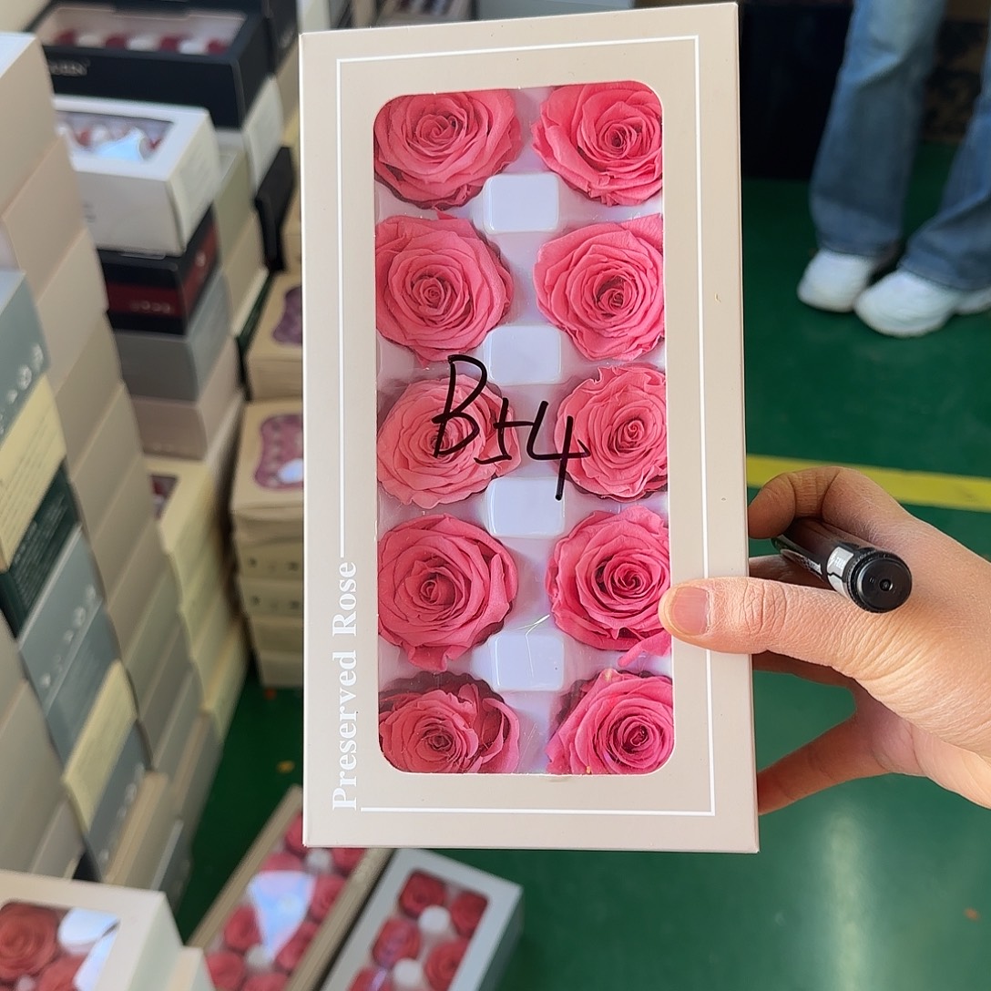 B54号桃粉色玫瑰1盒