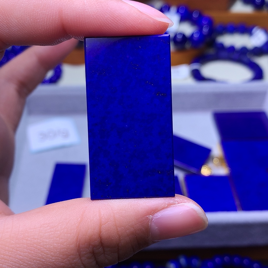 青金石未镶嵌手链牌